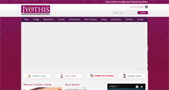 Desktop Screenshot of jyothis.info